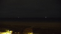 Archived image Webcam Warnemünde: Beach Hotel Hübner 23:00