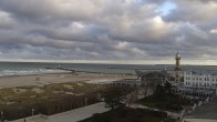 Archiv Foto Webcam Strand Warnemünde an der Ostsee 08:00