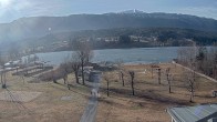 Archived image Webcam Schluga bathing beach and camping site 09:00