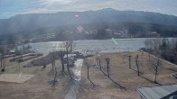 Archived image Webcam Schluga bathing beach and camping site 11:00