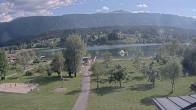 Archiv Foto Webcam Schluga: Campingplatz und Strandbad 15:00