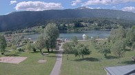 Archiv Foto Webcam Schluga: Campingplatz und Strandbad 09:00
