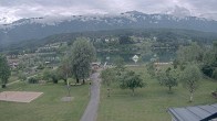 Archived image Webcam Schluga bathing beach and camping site 09:00