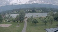 Archived image Webcam Schluga bathing beach and camping site 11:00