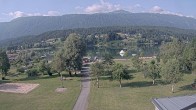 Archiv Foto Webcam Schluga: Campingplatz und Strandbad 07:00