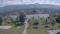 Archiv Foto Webcam Schluga: Campingplatz und Strandbad 13:00