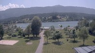 Archived image Webcam Schluga bathing beach and camping site 13:00