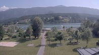 Archived image Webcam Schluga bathing beach and camping site 15:00