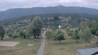 Archiv Foto Webcam Schluga: Campingplatz und Strandbad 09:00