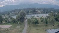 Archiv Foto Webcam Schluga: Campingplatz und Strandbad 19:00
