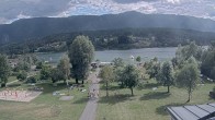 Archiv Foto Webcam Schluga: Campingplatz und Strandbad 15:00