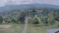Archived image Webcam Schluga bathing beach and camping site 09:00