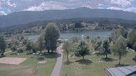 Archived image Webcam Schluga bathing beach and camping site 13:00