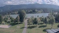 Archived image Webcam Schluga bathing beach and camping site 15:00