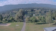 Archived image Webcam Schluga bathing beach and camping site 07:00