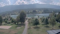 Archiv Foto Webcam Schluga: Campingplatz und Strandbad 13:00