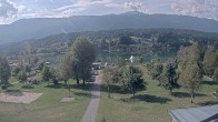 Archiv Foto Webcam Schluga: Campingplatz und Strandbad 08:00