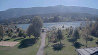 Archiv Foto Webcam Schluga: Campingplatz und Strandbad 13:00