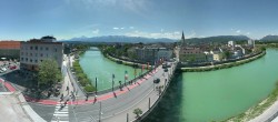 Archived image Webcam Panoramic view of Villach 11:00