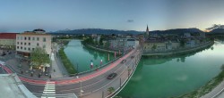 Archived image Webcam Panoramic view of Villach 19:00