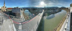 Archived image Webcam Panoramic view of Villach 13:00