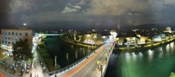 Archived image Webcam Panoramic view of Villach 23:00