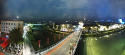 Archived image Webcam Panoramic view of Villach 23:00