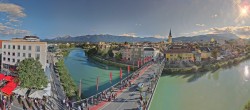 Archived image Webcam Panoramic view of Villach 17:00