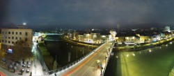 Archived image Webcam Panoramic view of Villach 01:00