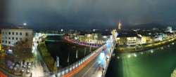 Archived image Webcam Panoramic view of Villach 19:00