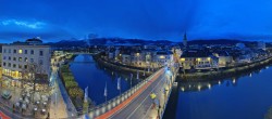 Archived image Webcam Panoramic view of Villach 05:00