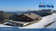 Archiv Foto Webcam Hoch Ybrig, Bergstation Sternen 08:00