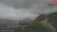 Archived image Webcam View Hafelekar Innsbruck 12:00