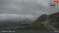 Archived image Webcam View Hafelekar Innsbruck 12:00