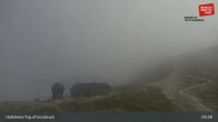 Archived image Webcam View Hafelekar Innsbruck 08:00