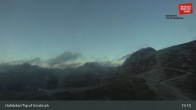 Archiv Foto Webcam Innsbruck / Hafelekar 18:00
