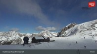 Archiv Foto Webcam Innsbruck / Hafelekar 10:00