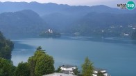 Archiv Foto Webcam Blick auf den Bleder See in Slowenien 00:00