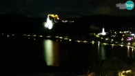 Archiv Foto Webcam Blick auf den Bleder See in Slowenien 23:00