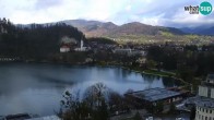 Archiv Foto Webcam Blick auf den Bleder See in Slowenien 07:00