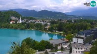 Archiv Foto Webcam Blick auf den Bleder See in Slowenien 11:00