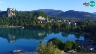 Archiv Foto Webcam Blick auf den Bleder See in Slowenien 06:00