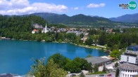 Archiv Foto Webcam Blick auf den Bleder See in Slowenien 11:00