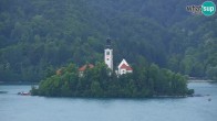 Archiv Foto Webcam Blick auf den Bleder See in Slowenien 15:00