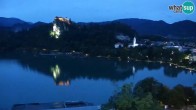 Archived image Webcam View of Lake Bled - Slovenia 05:00