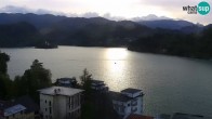 Archiv Foto Webcam Blick auf den Bleder See in Slowenien 17:00