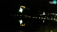 Archiv Foto Webcam Blick auf den Bleder See in Slowenien 23:00