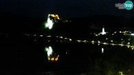 Archiv Foto Webcam Blick auf den Bleder See in Slowenien 03:00