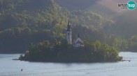 Archiv Foto Webcam Blick auf den Bleder See in Slowenien 17:00