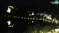 Archiv Foto Webcam Blick auf den Bleder See in Slowenien 21:00